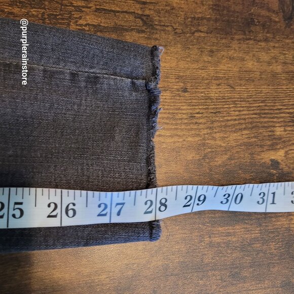 Madewell Jeans 26 Skinny 9" High Rise Black Sea Wash H2230 Tummy Control Stretch - Picture 12 of 14